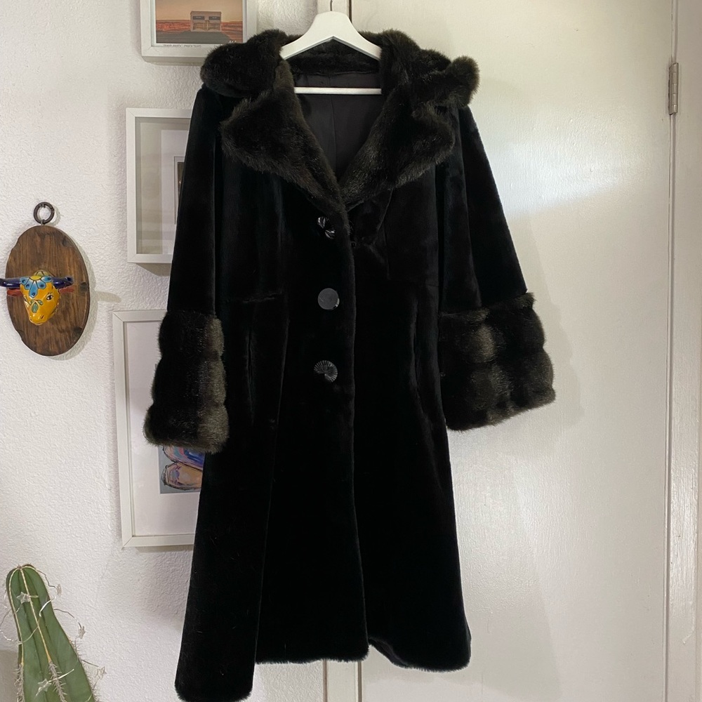 Vintage faux fur coat